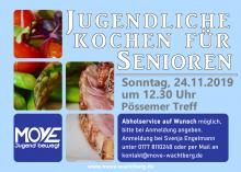 Jugendliche kochen für Senioren 